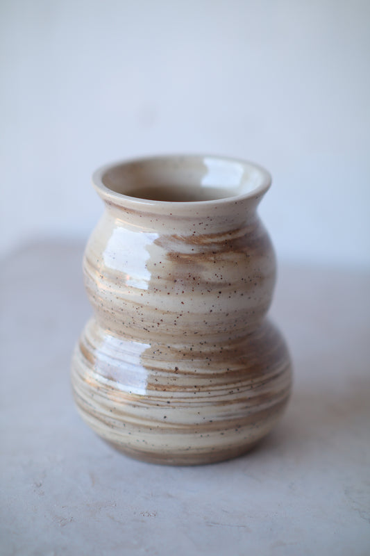Marbled Bubble Vase