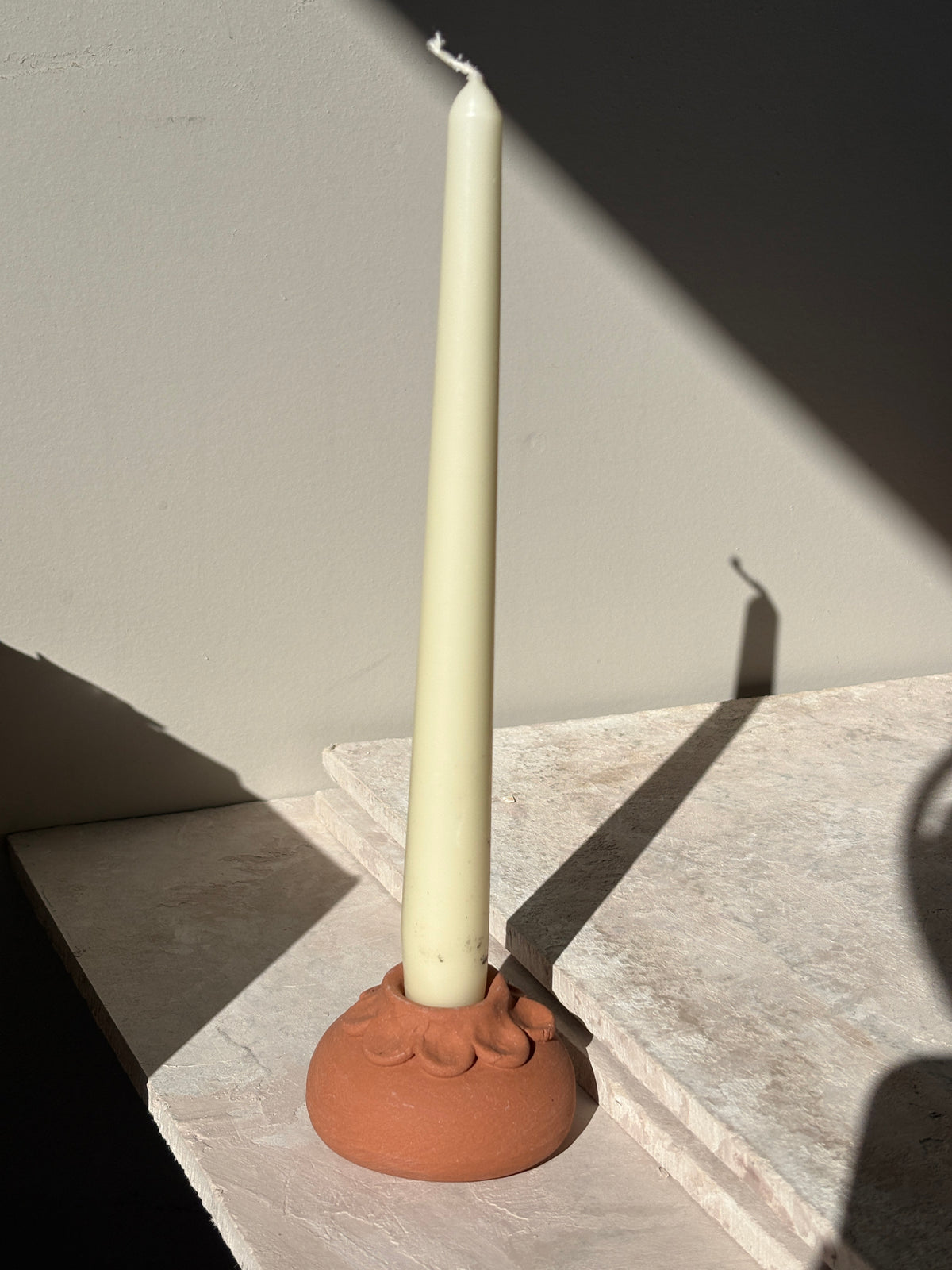Pumpkin Taper Candle Holder