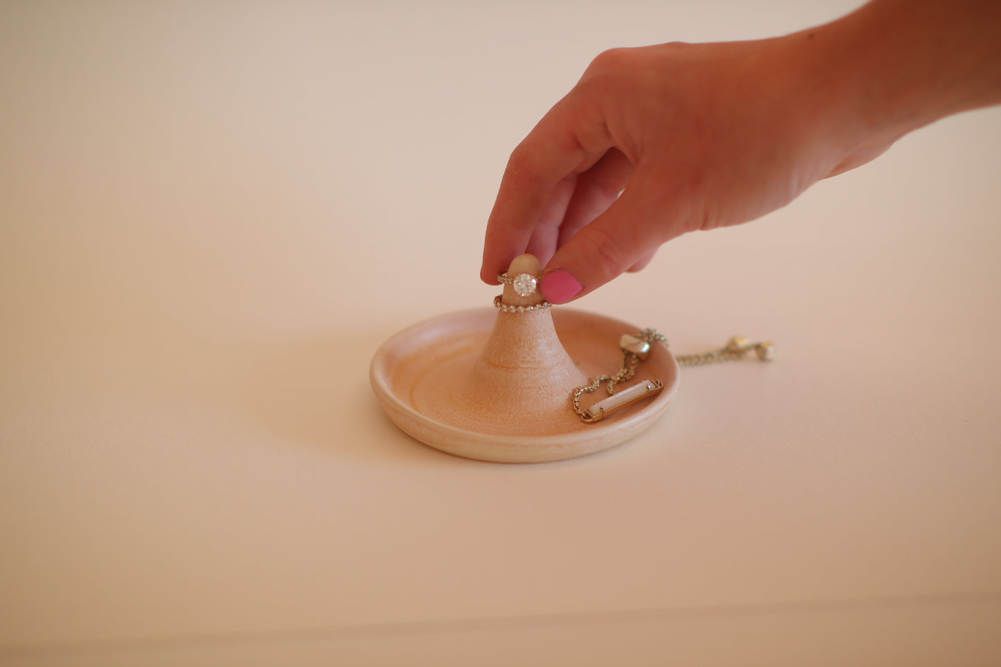 Natural Linen Ring Dish