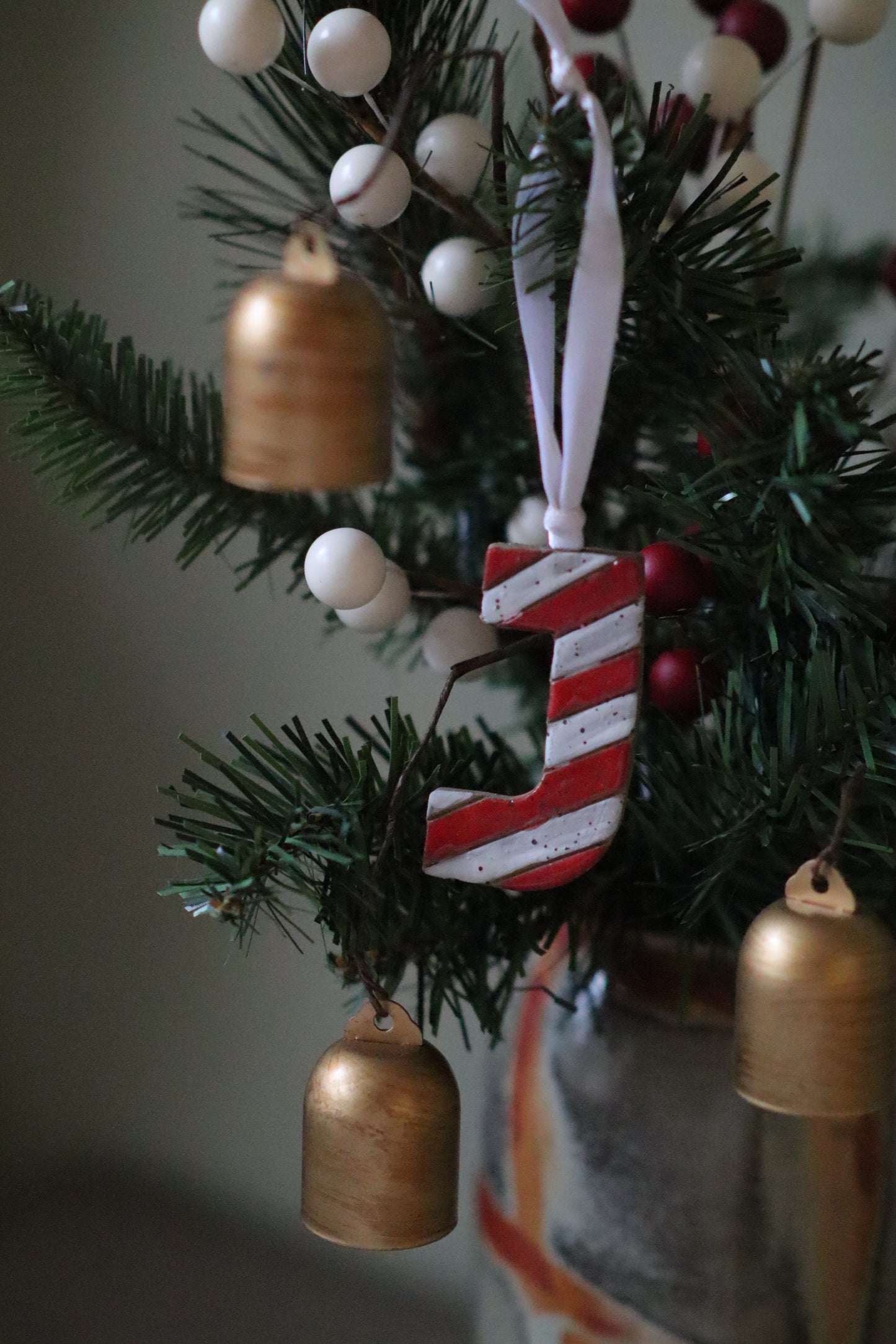 Candy Cane Letter Ornaments