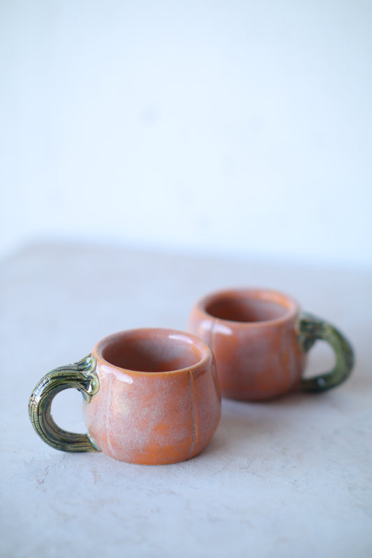 Pumpkin Espresso Mugs