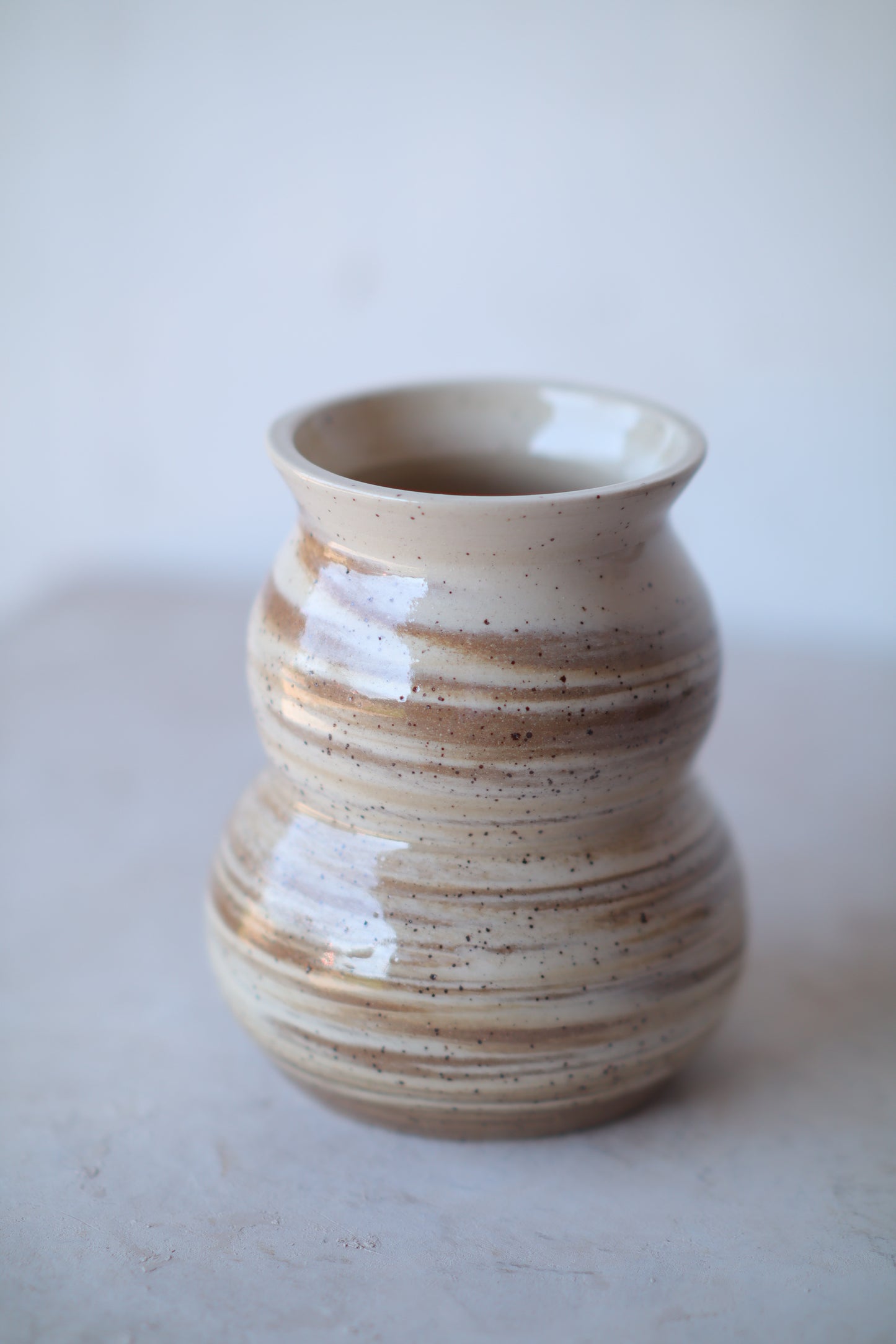 Marbled Bubble Vase