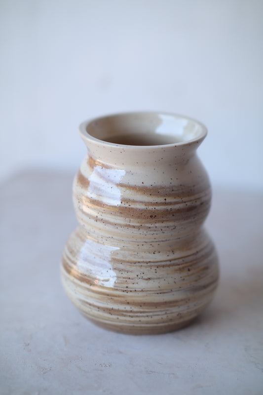 Marbled Bubble Vase