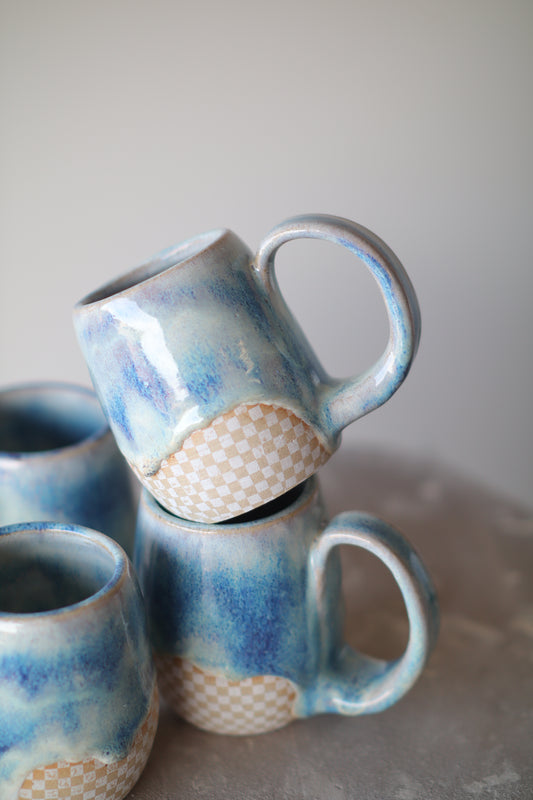 Cloudless Checker Mug