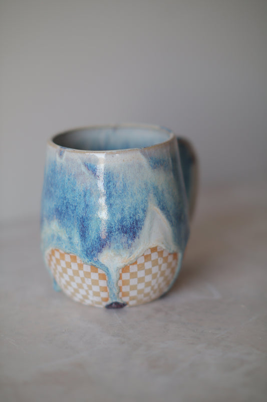 Cloudless Checker Mug