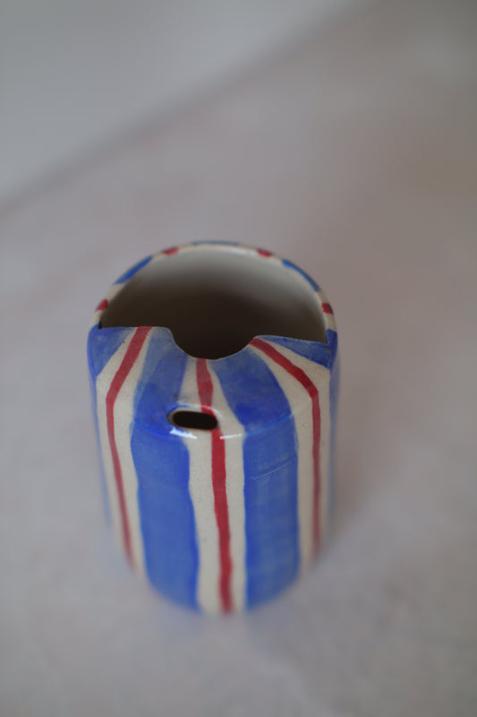 Red & Blue Stripe To-Go Cup