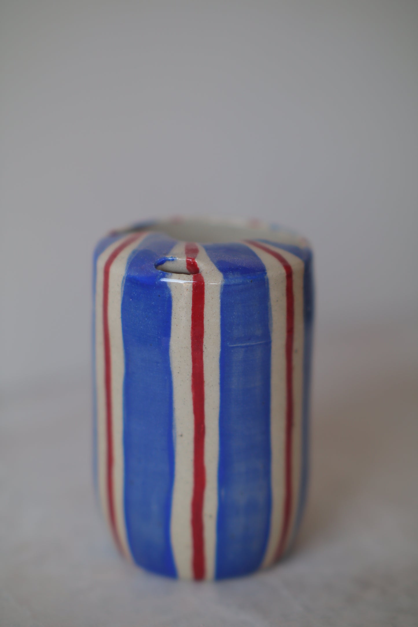 Red & Blue Stripe To-Go Cup